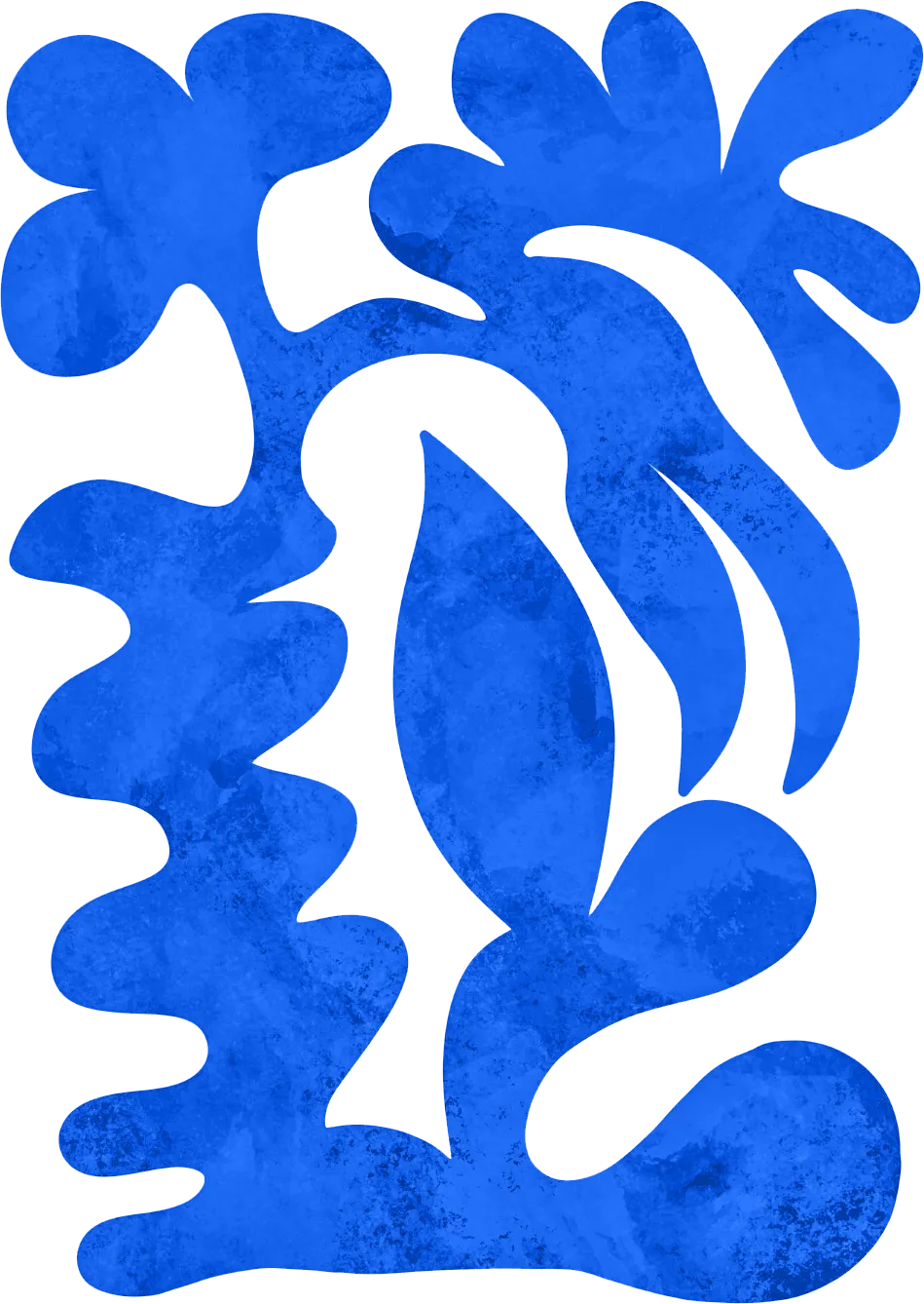 Blue background shapes